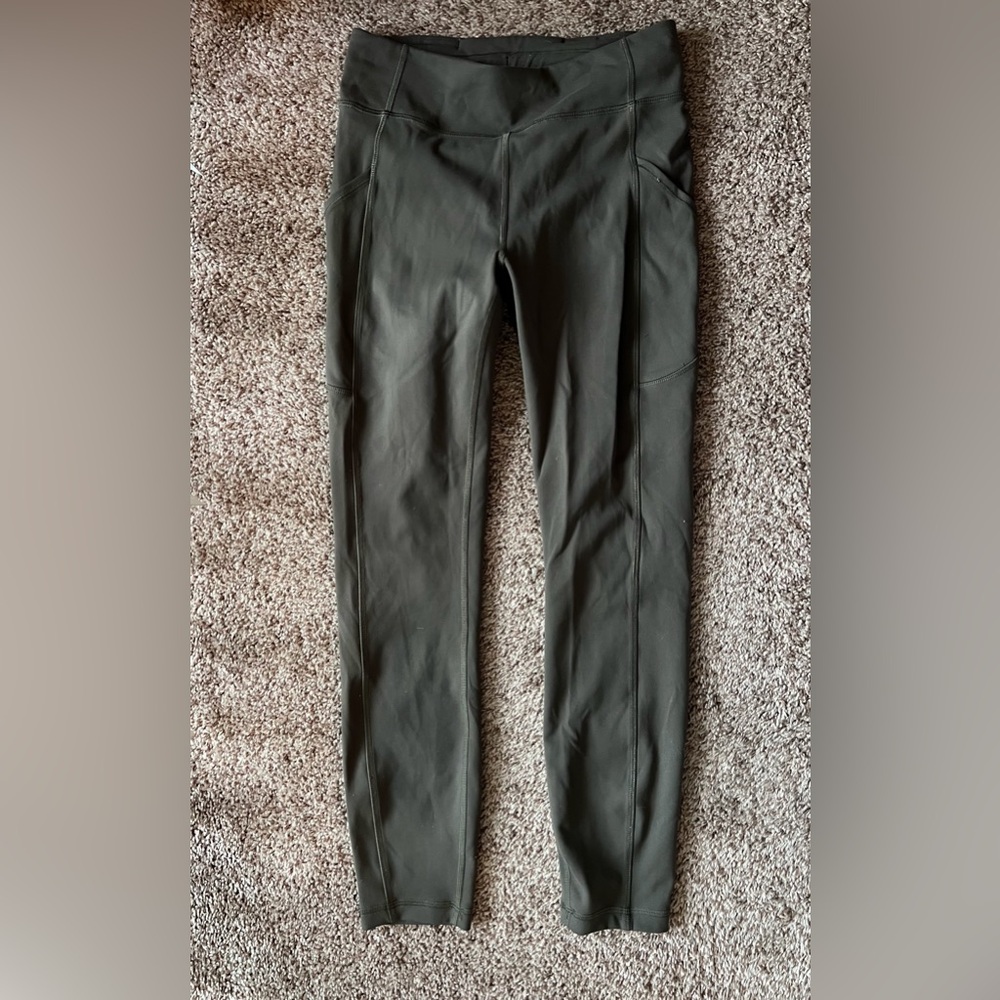 Women’s Lulu Lemon Fast Free 7/8 Tight II Leggings 25" Nulux Size 6